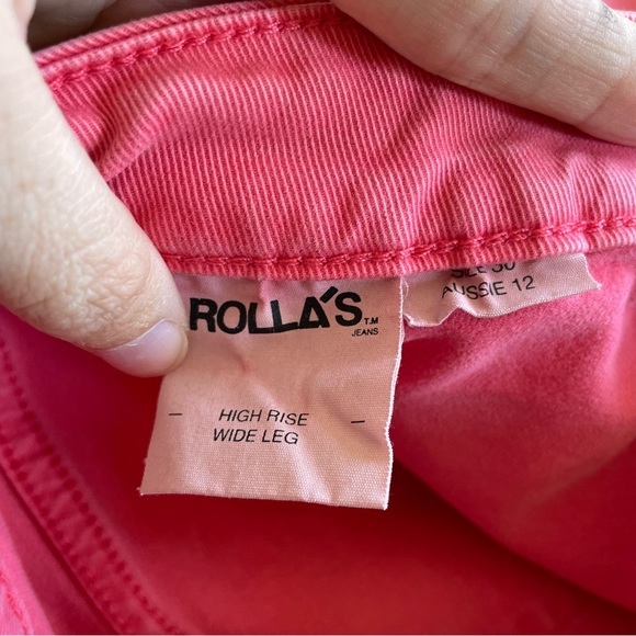 Rolla’s Free People Hot Pink Flare Jeans 30 - Picture 9 of 14